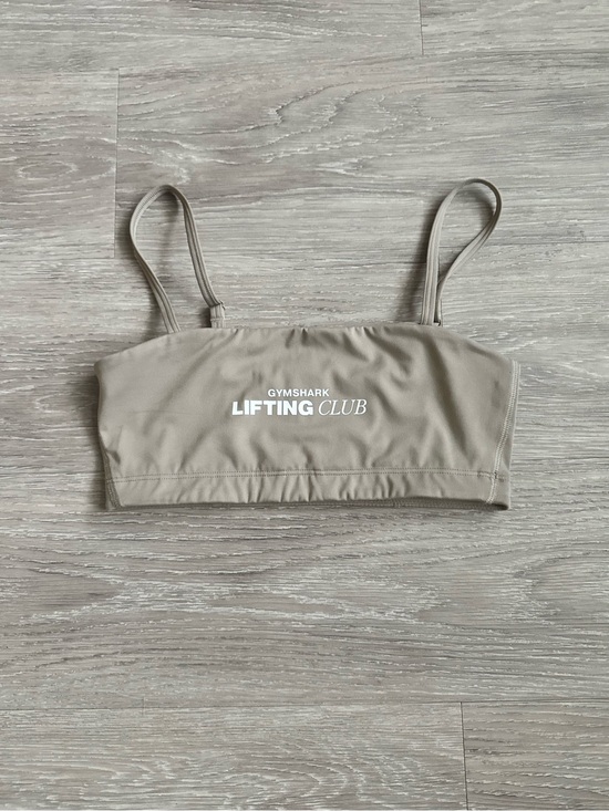 Gymshark Other - Gymshark Beige Lifting Club Bandeau Sports Bra